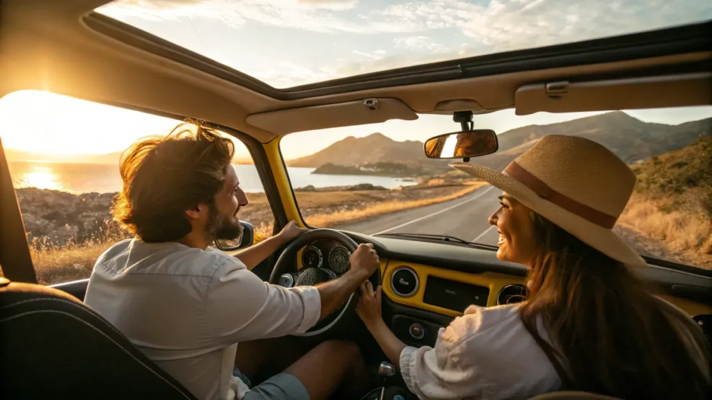 Pasangan di Dalam Mini Cooper | Paket Dokumentasi Trip Labuan Bajo | Labuan Bajo Productions