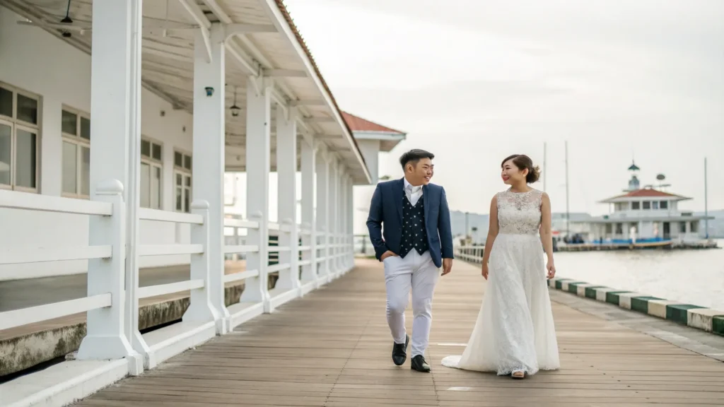 Prewedding Formal dengan Sentuhan Urban di Dermaga Labuan Bajo | Labuan Bajo Productions